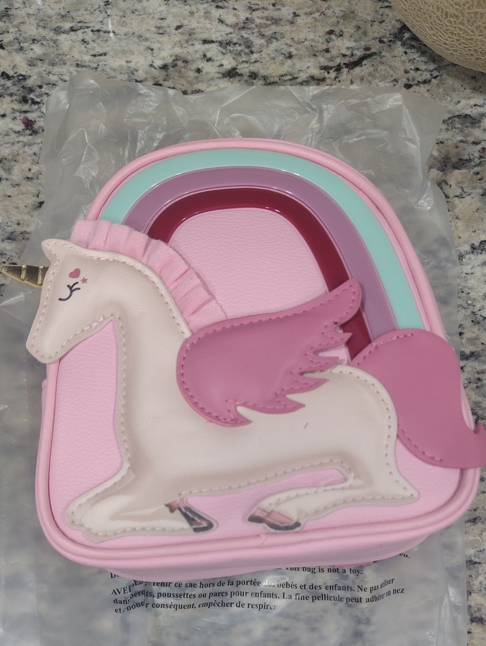 Kids Unicorn Rainbow Mini  Backpack Bag - Pink